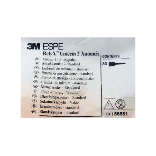3M ESPE 56851 RelyX UniCem 2 Automix Resin Cement Dental Tips 30/Pk 3M ESPE 56851 RelyX UniCem 2 Automix Resin Cement Dental Tips 30/Pk